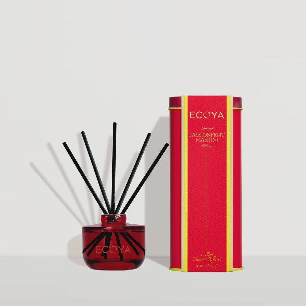 Ecoya Mini Reed Diffuser - Passionfruit Martini
