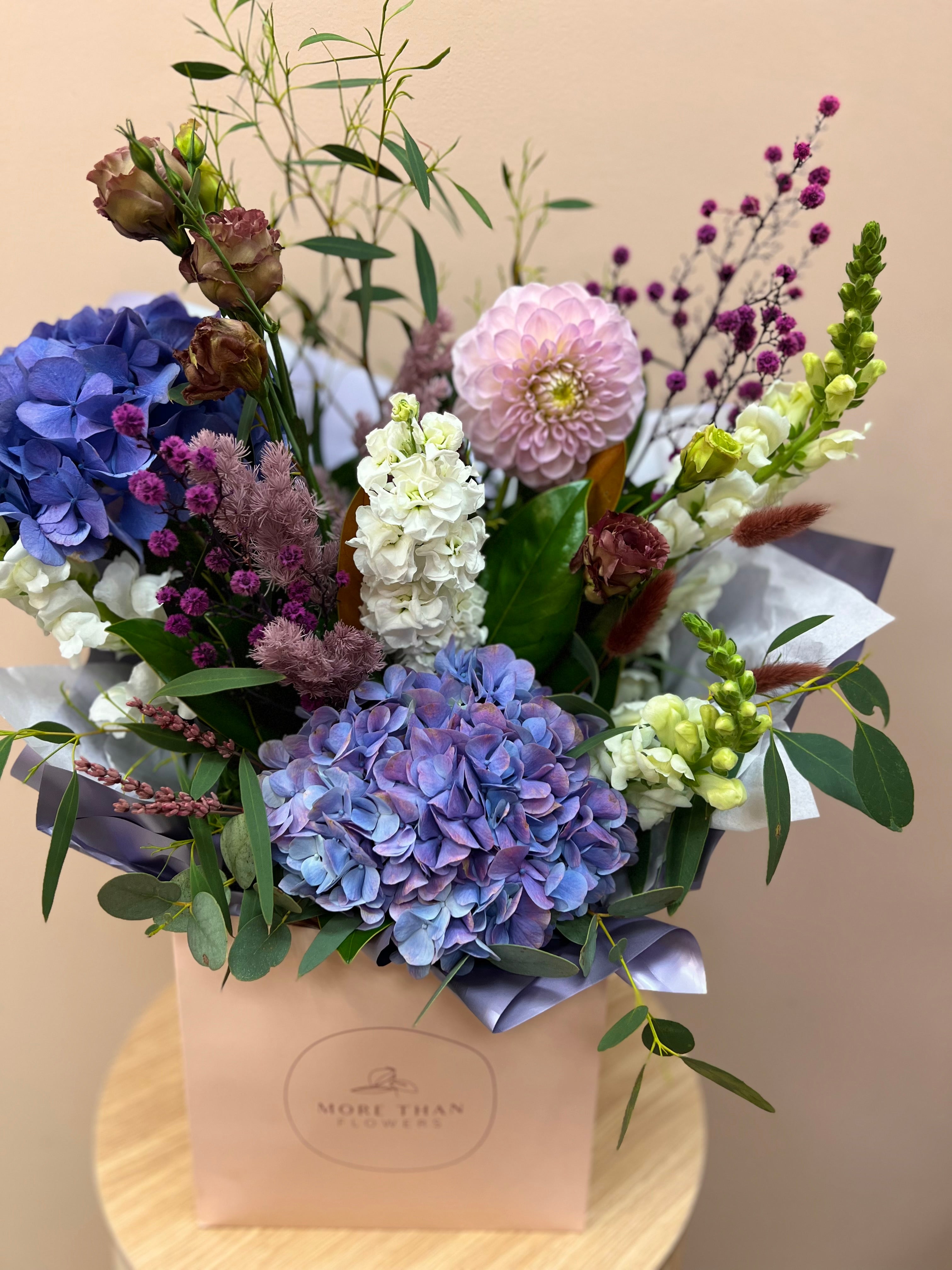 Mauve Posy Bag