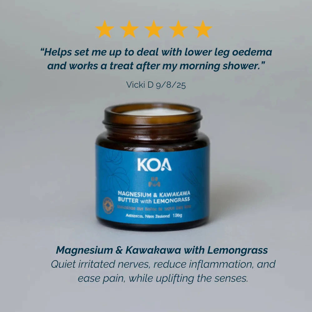 KOA Botanics - Lemon Grass Kawakawa Body Butter
