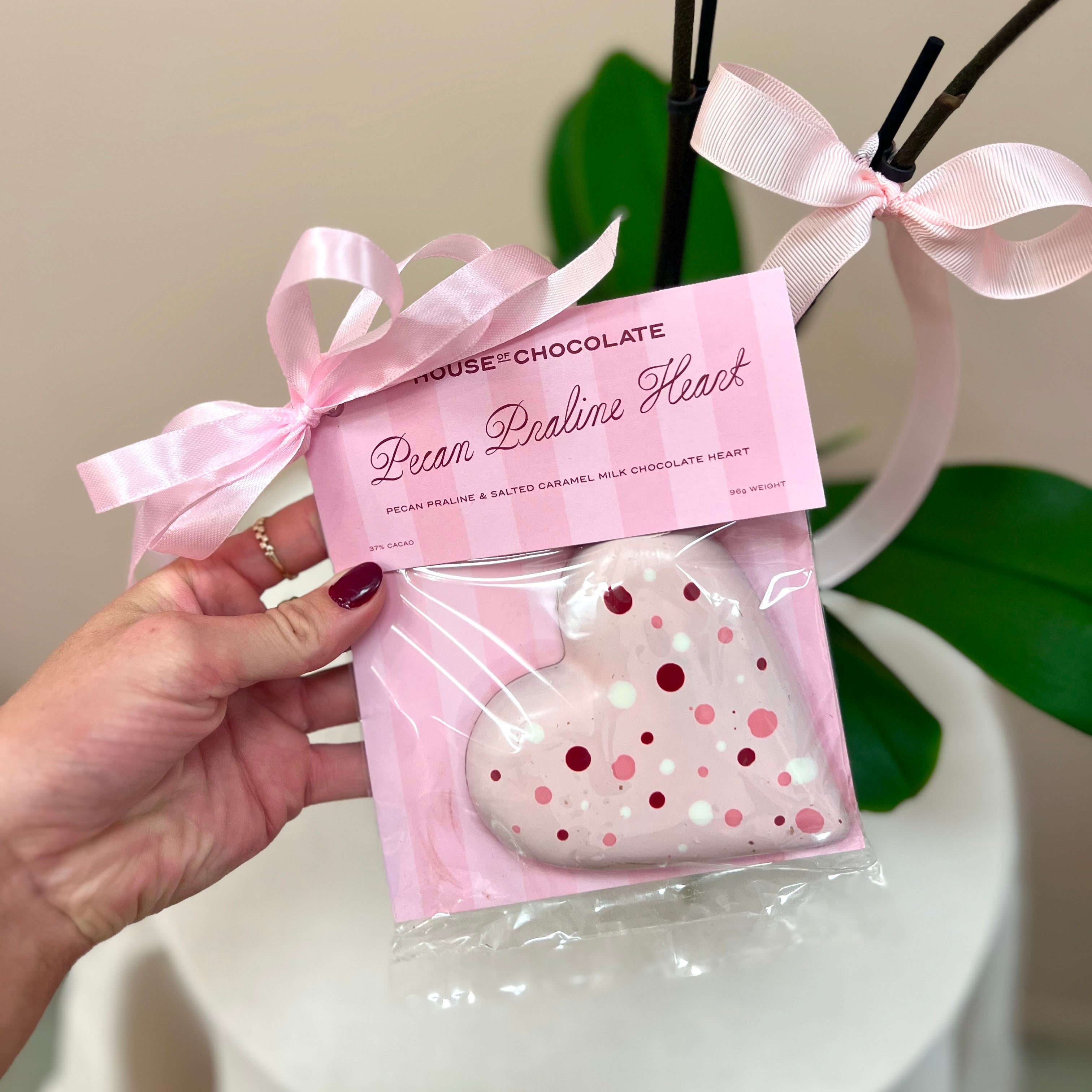 Mini Potted Orchid & Choccy Combo