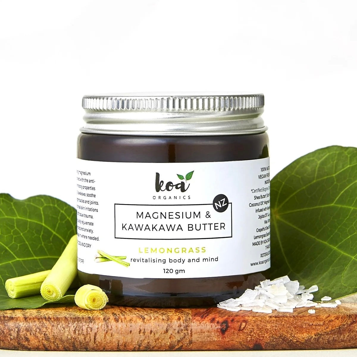 Magnesium & Kawakawa Balm with Lemongrass
