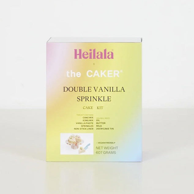 The Caker Vanilla Sprinkle Cake Kit