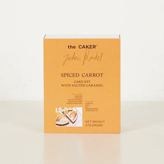 The Caker Spiced Carrot with Salted Caramel Cake Kit