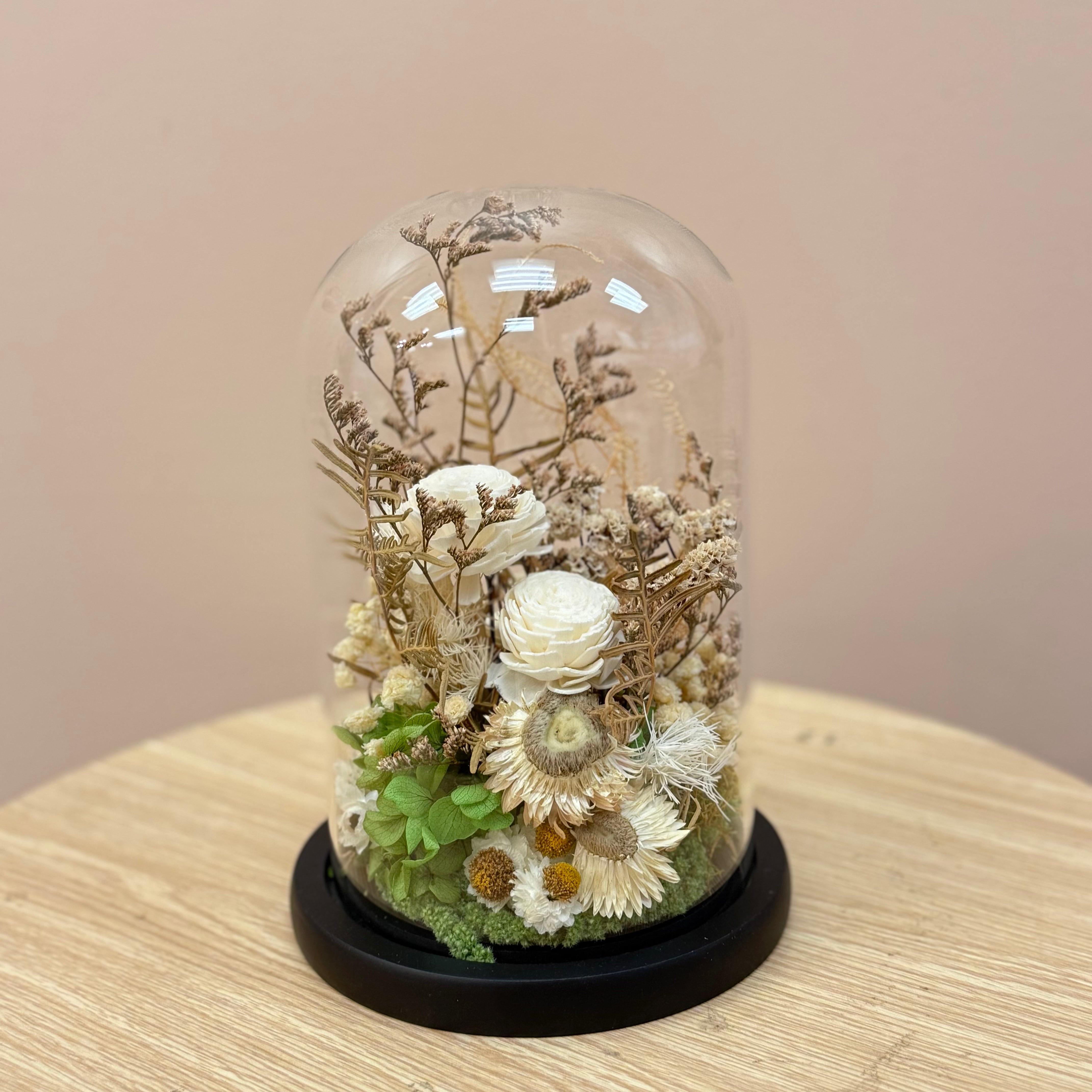 Woodland Garden Dried Floral Dome