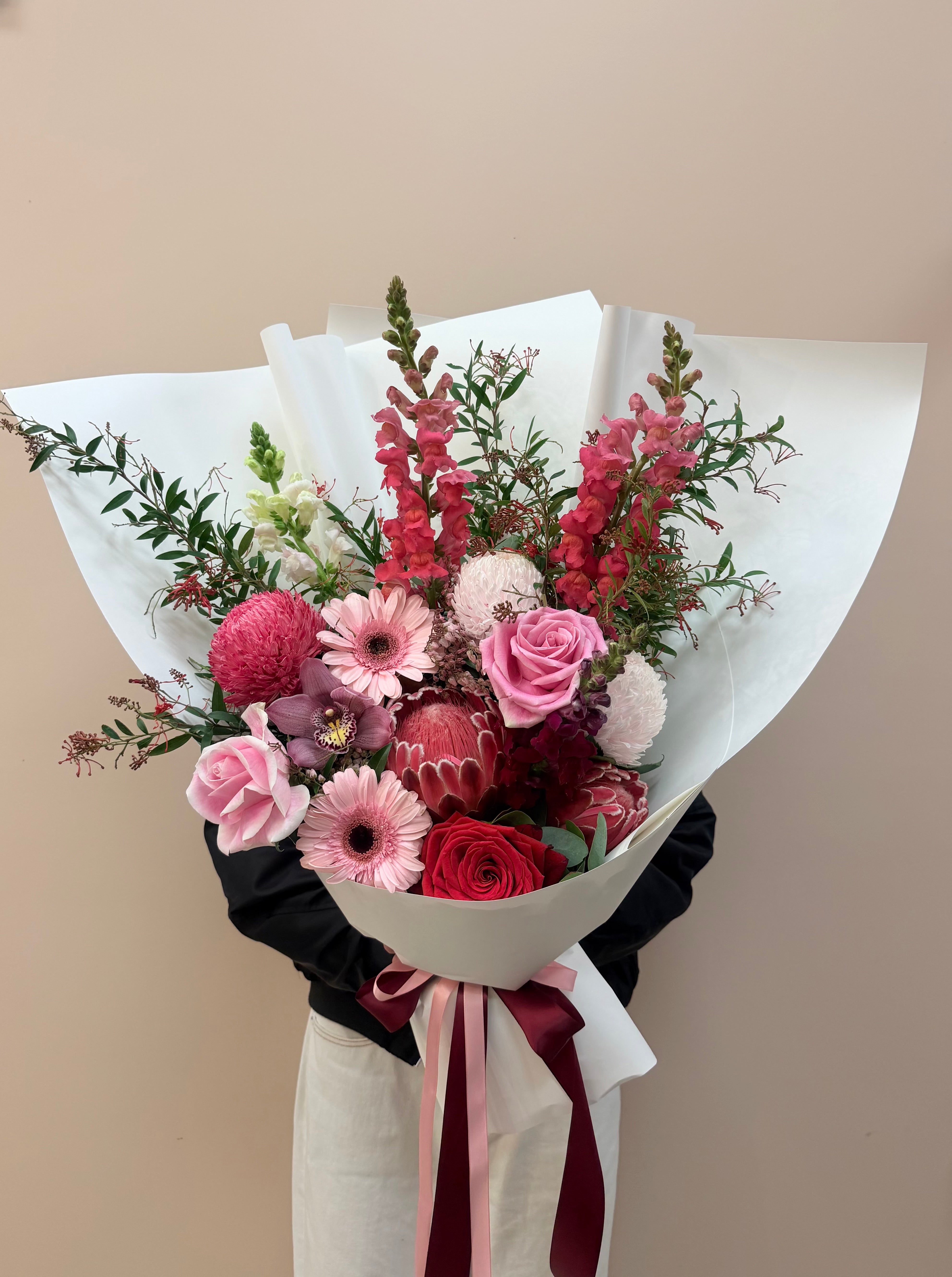Raspberry Swirl Floral Bouquet