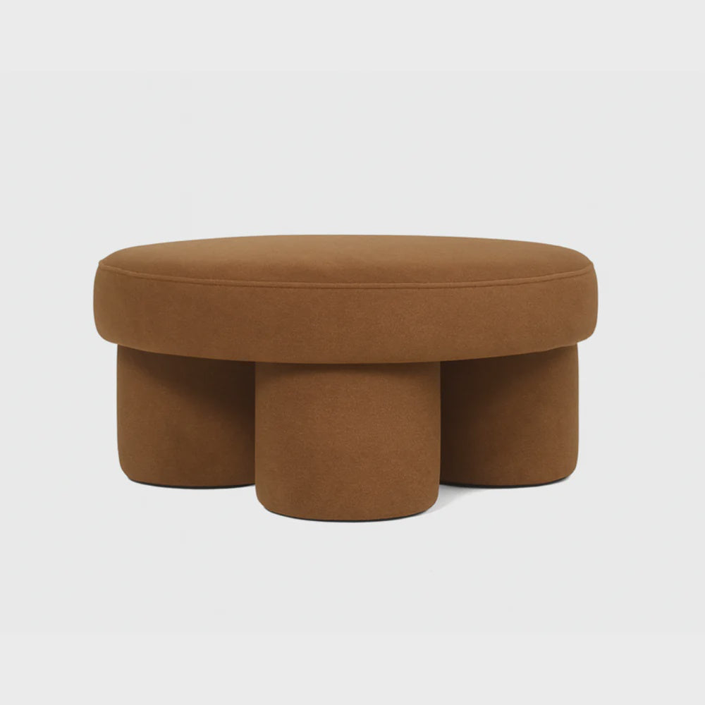 Lume Ottoman - Walnut