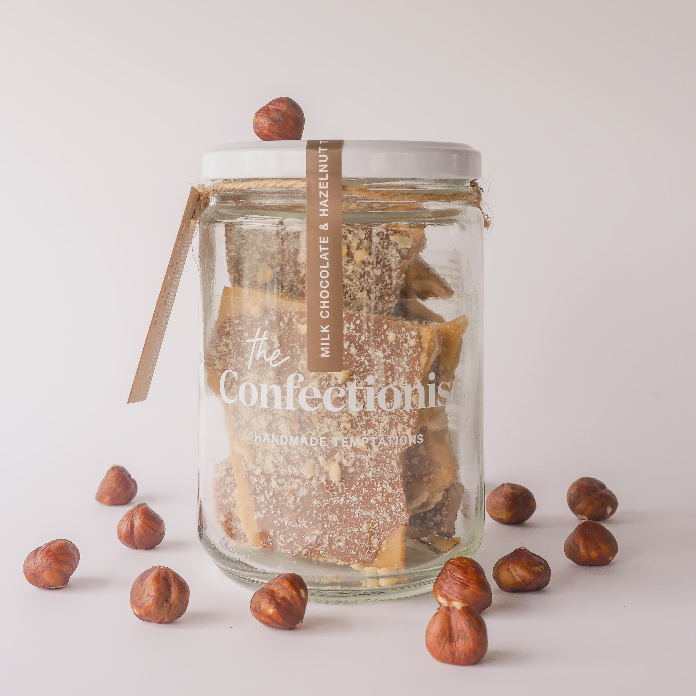Milk Chocolate Hazelnut Toffee Jar 85g