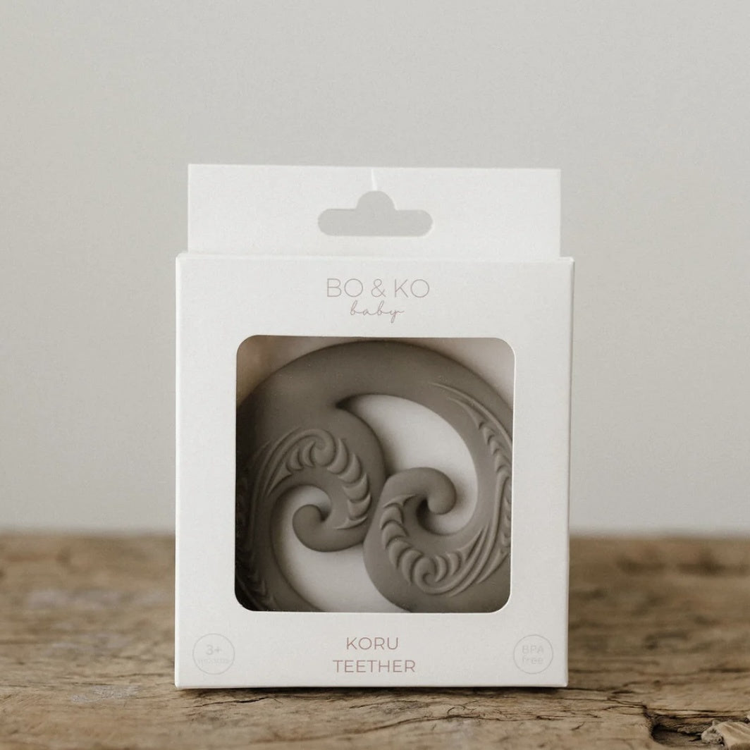 Koru Teether - Olive