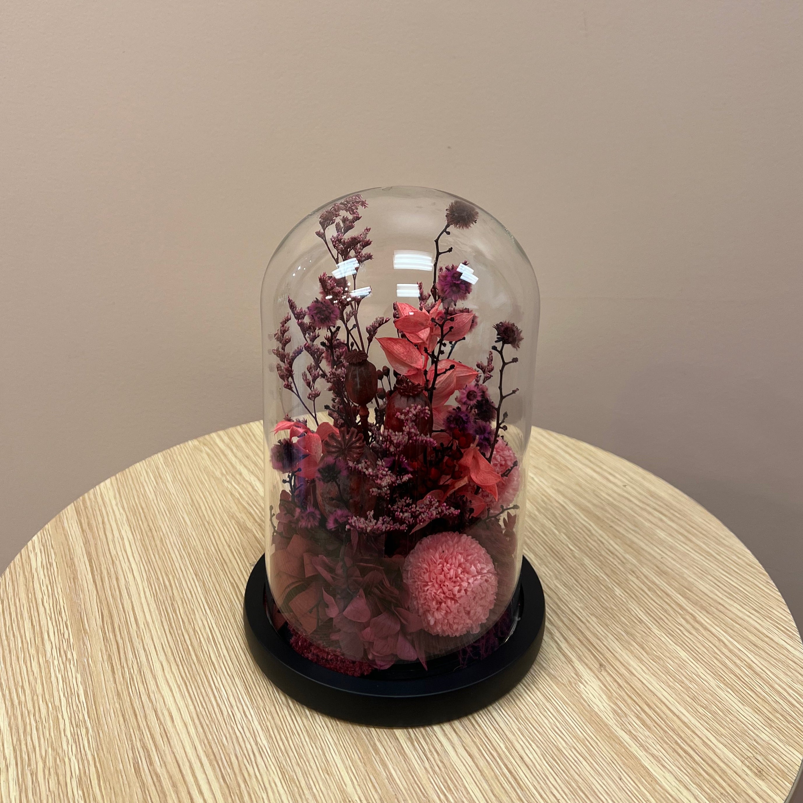 Ruby Floral Dome - Medium
