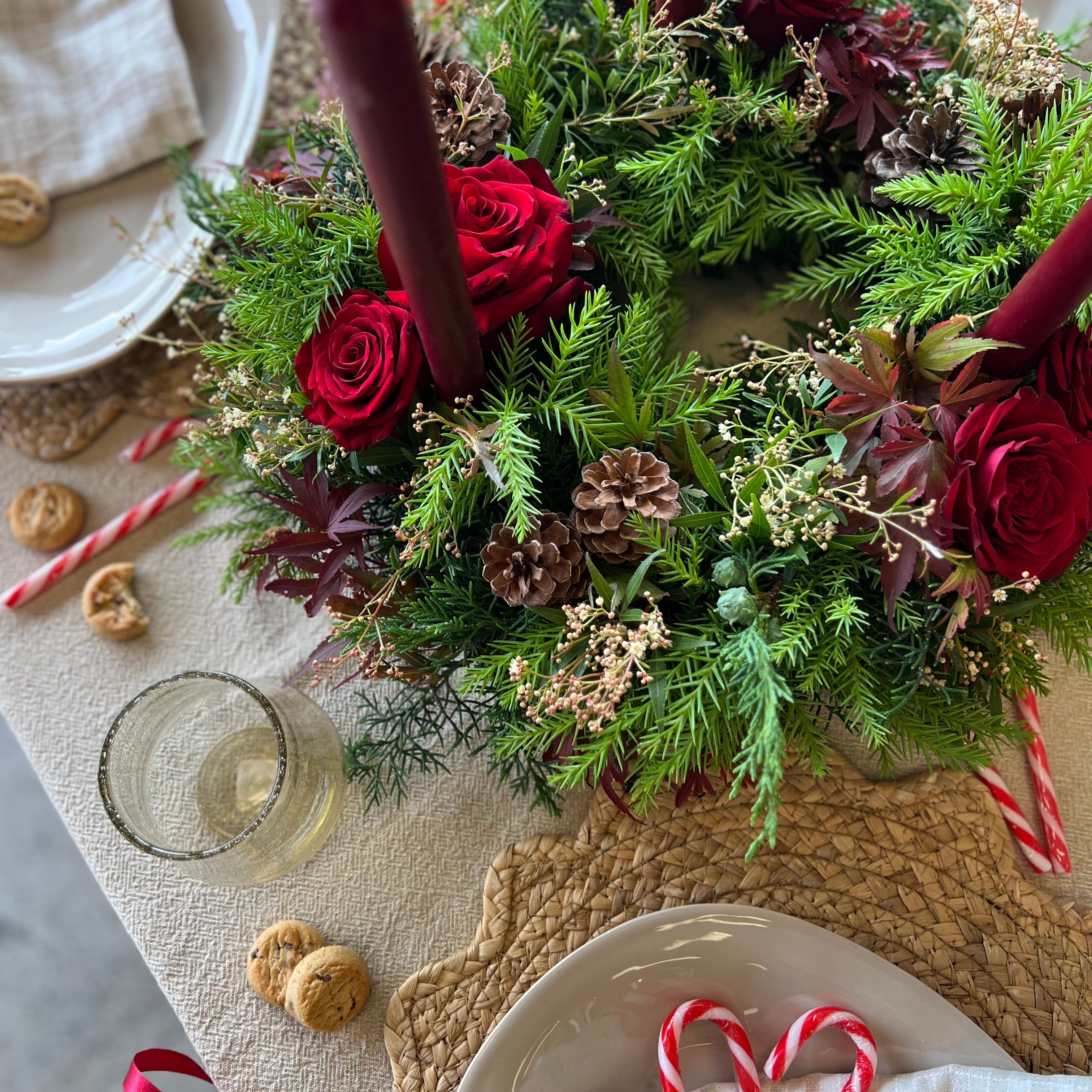 Christmas Festive Table Wreath