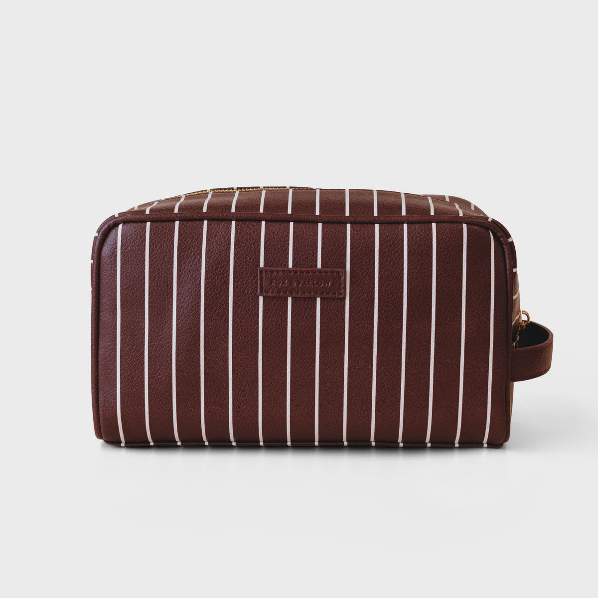 Merlot Pinstripe Wash Bag