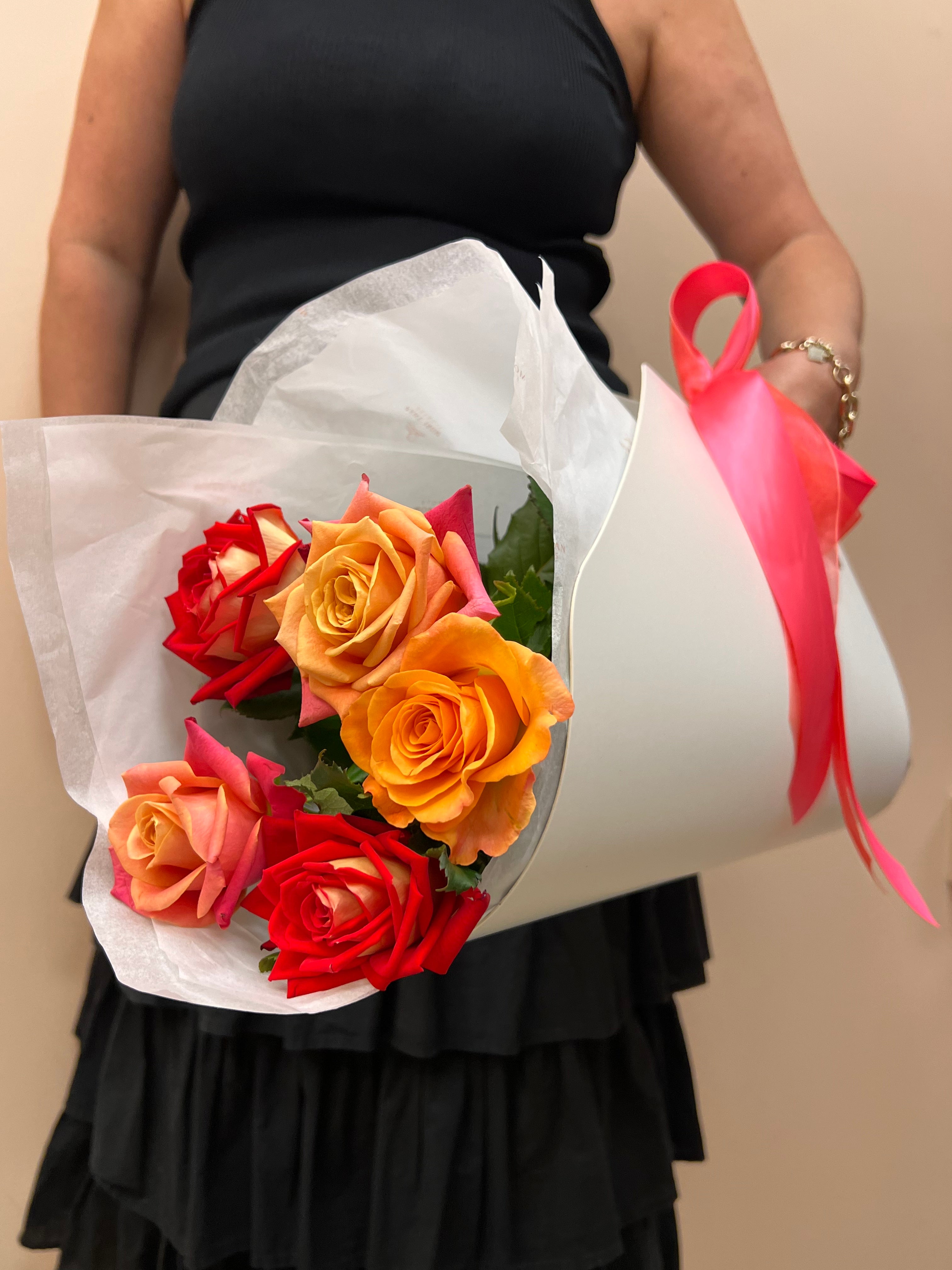 Mixed Rose Carry Bag