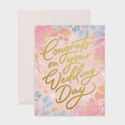 Congrats on Your Wedding Day card
