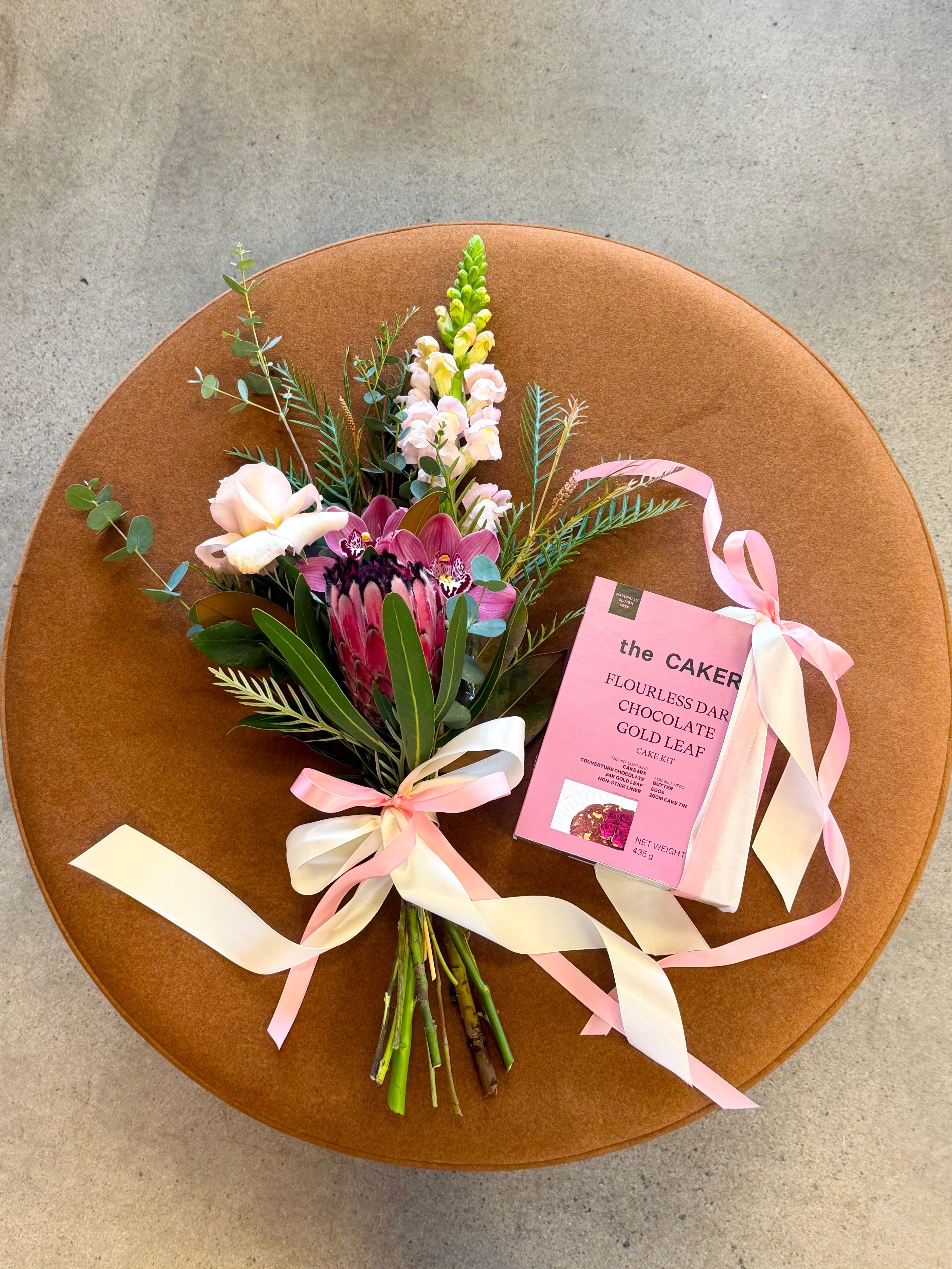 Flowers + The Caker Combo