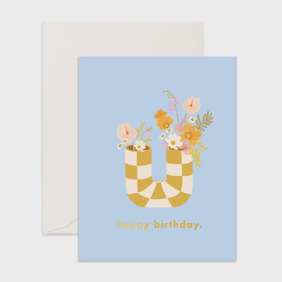 Birthday Vase Card