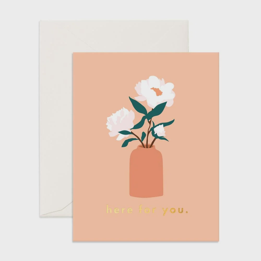 Here For You Card
