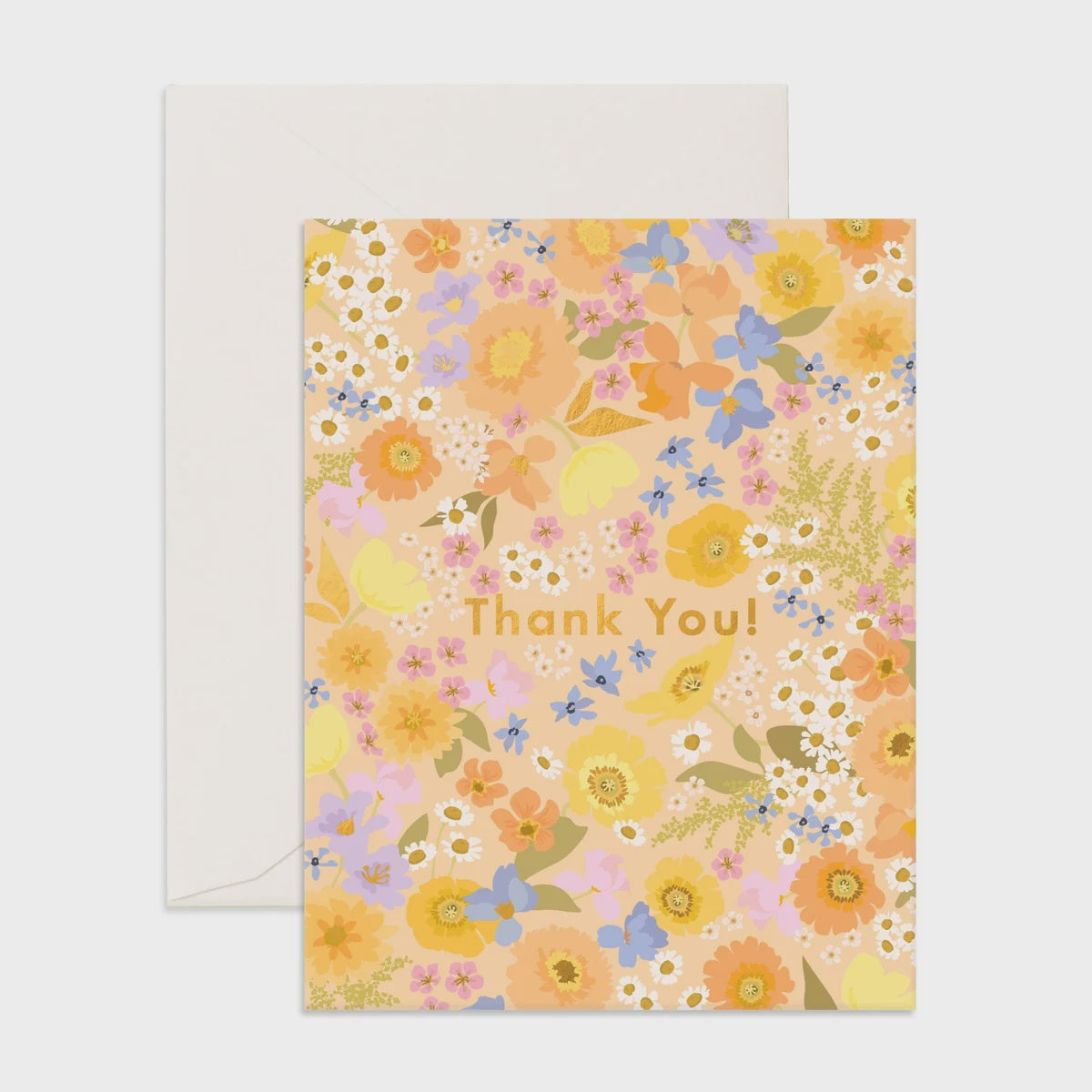 Floral Thank You Card