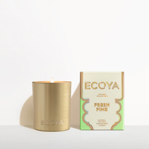 Ecoya Fresh Pine Mini Goldie Candle