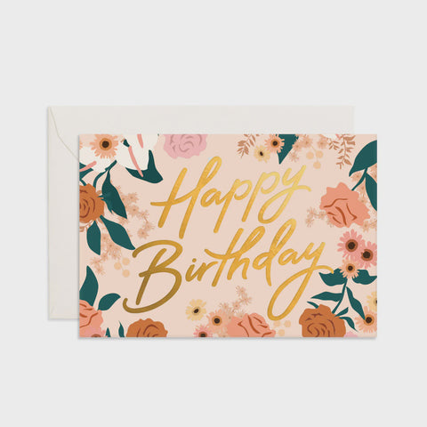 Birthday Bella Rosa Mini Card