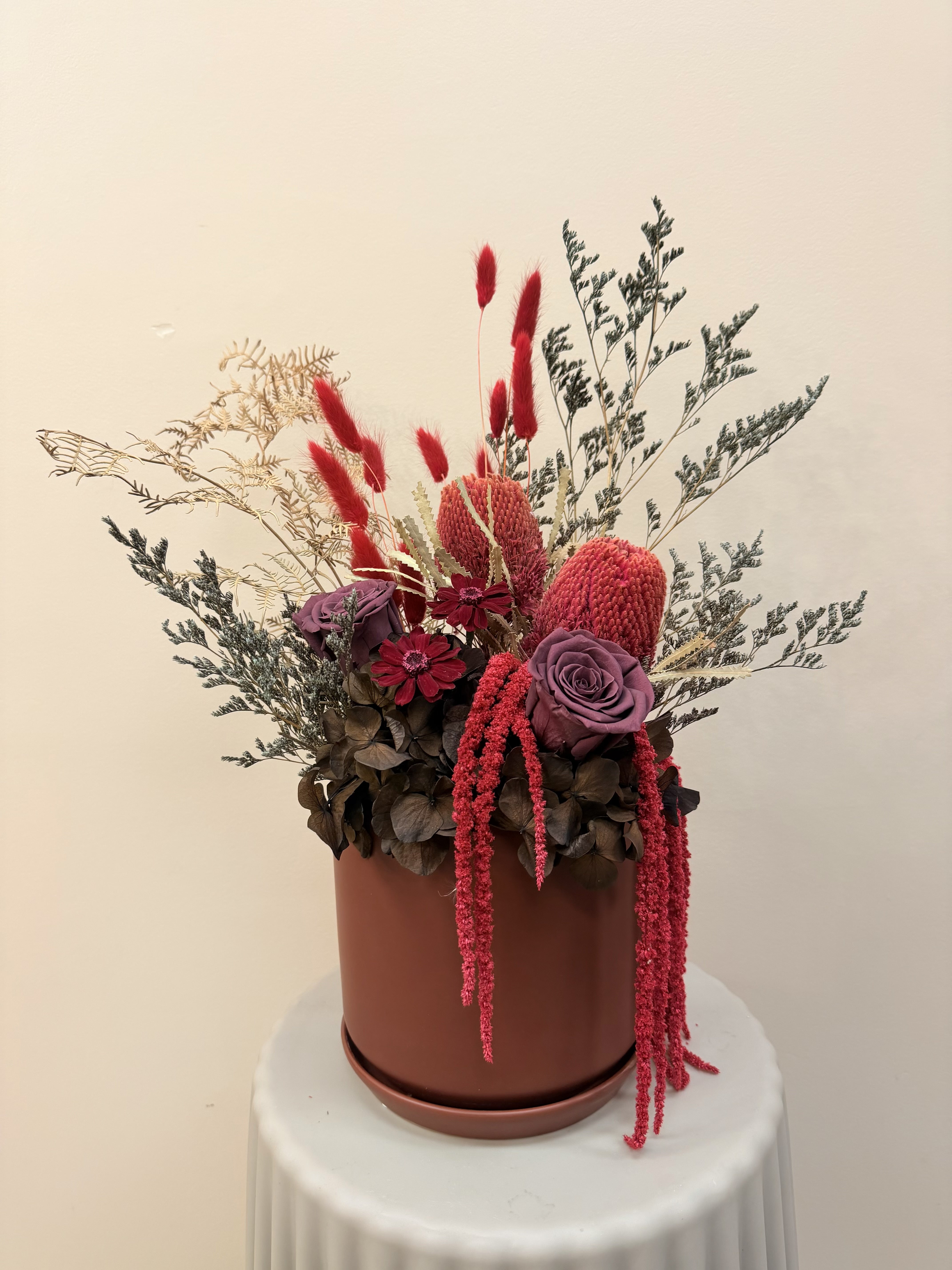 Merlot Dried Arrangement