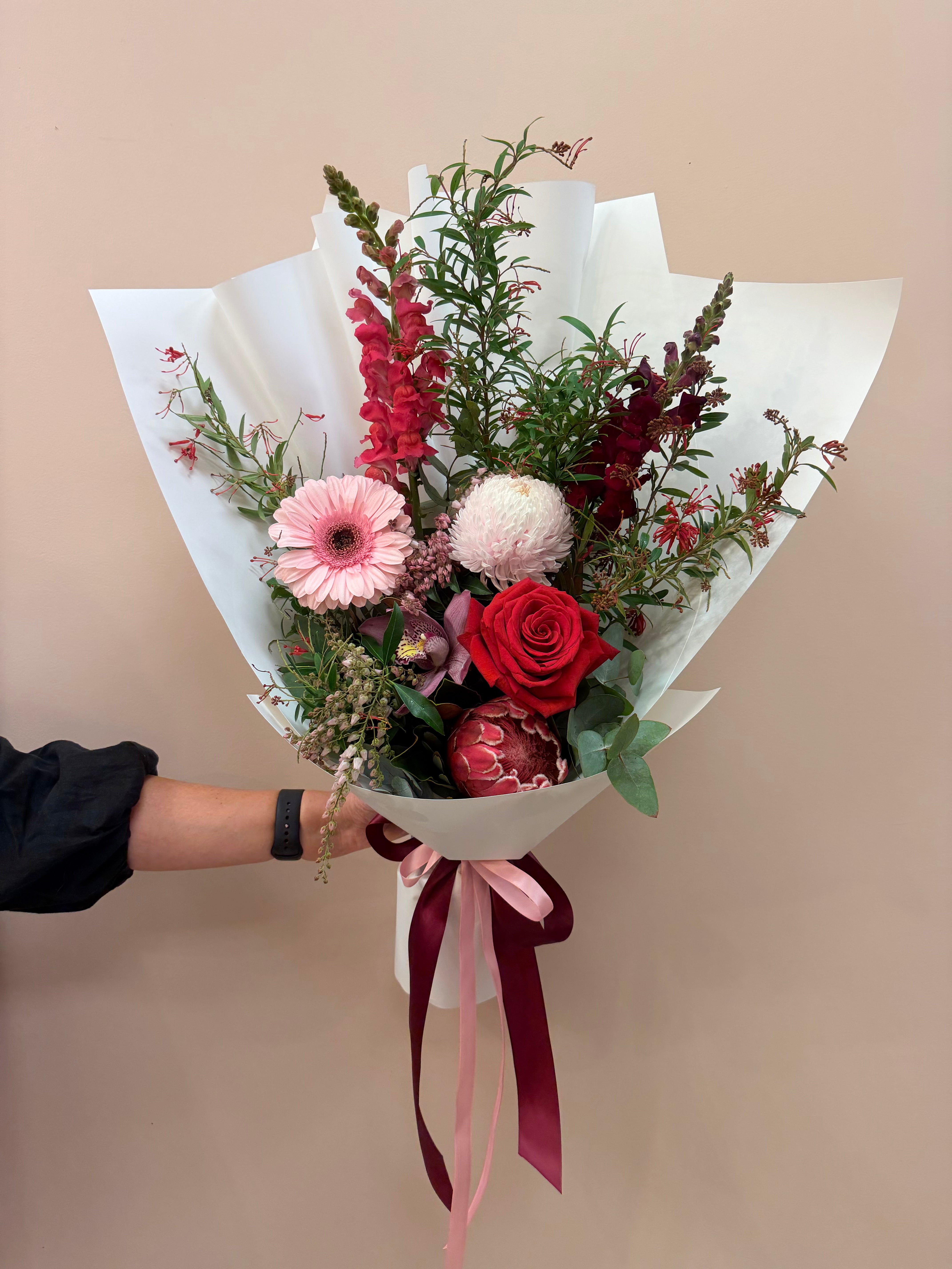 Raspberry Swirl Floral Bouquet