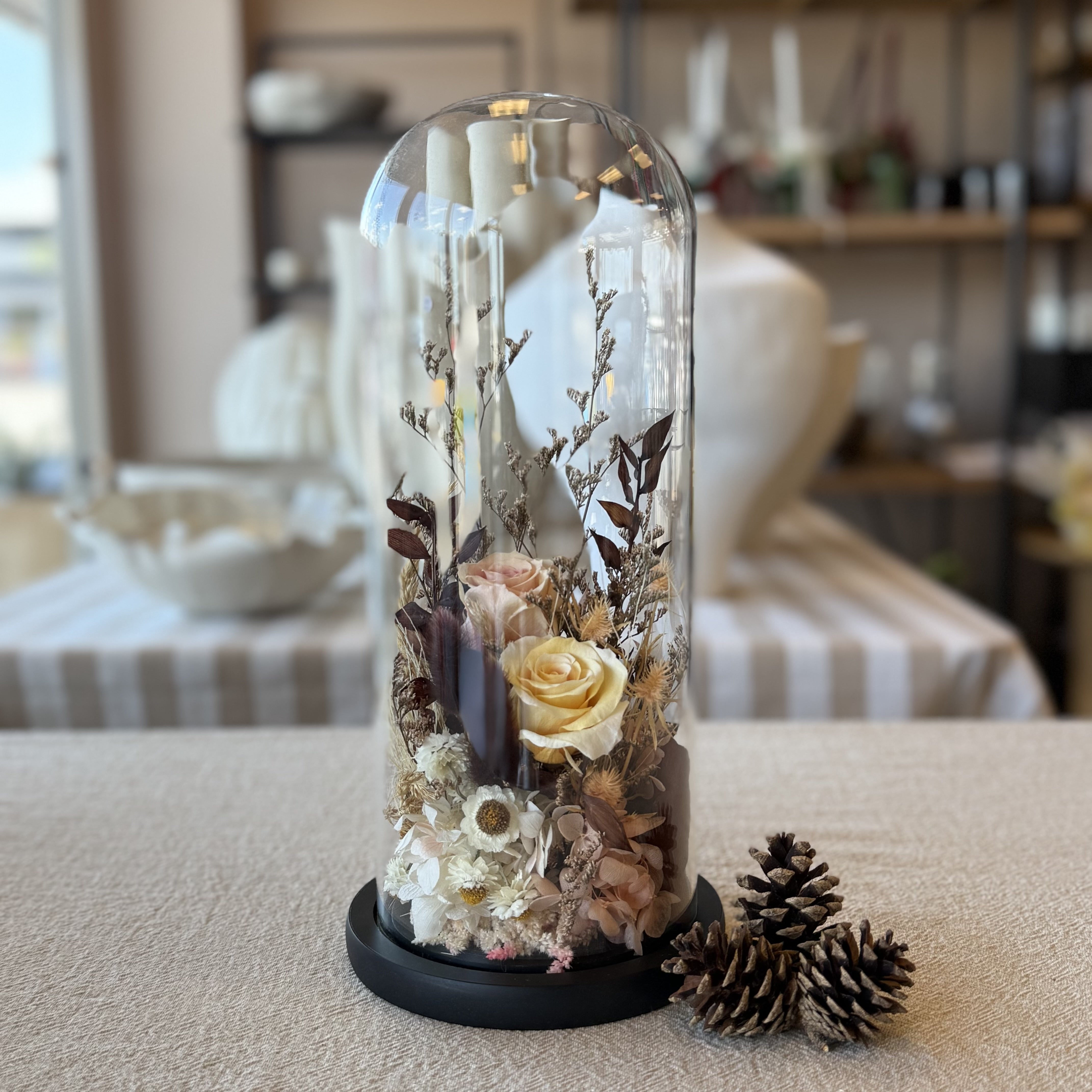 Blossom & Honey Dried Floral Dome