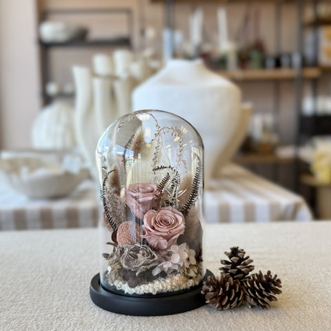 Blush Meadow Floral Dome