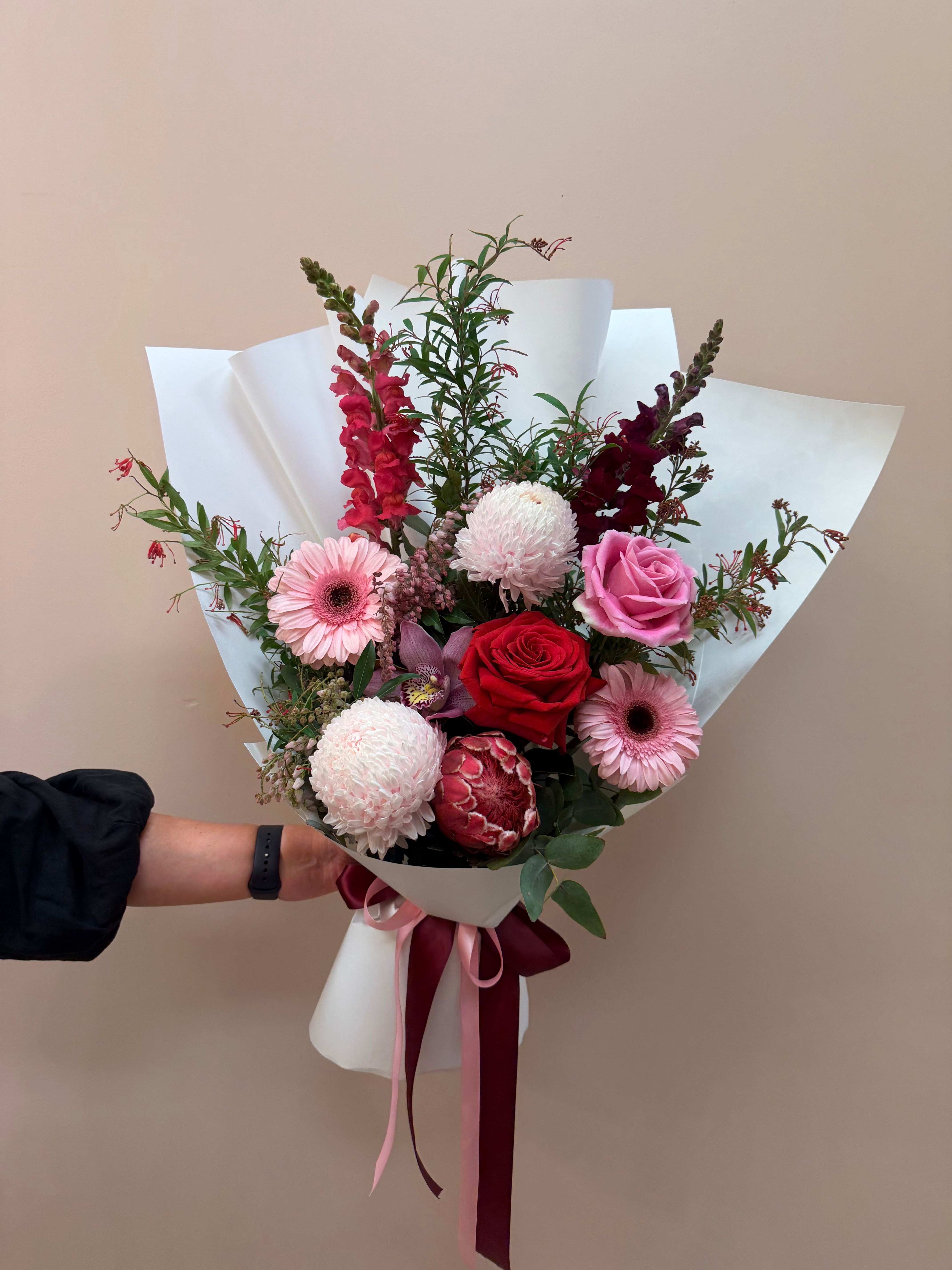 Raspberry Swirl Floral Bouquet