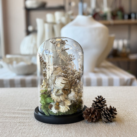Woodland Garden Dried Floral Dome
