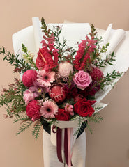 Raspberry Swirl Floral Bouquet