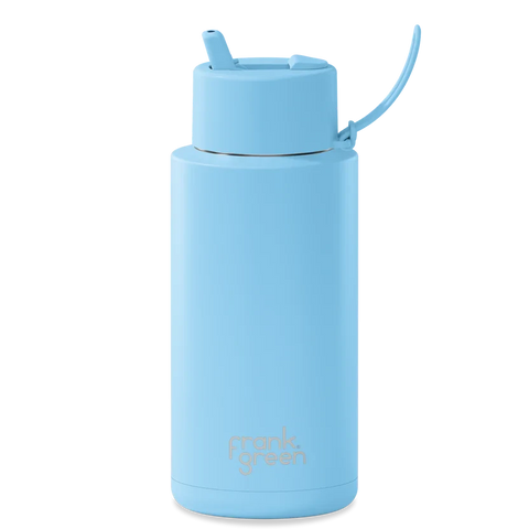 Ceramic Reusable Bottle Sky Blue