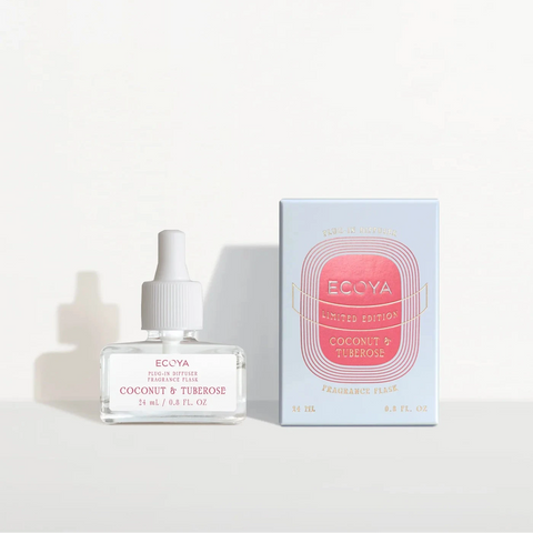 Ecoya Coconut & Tuberose Plug in Diffuser Fragrance Flask