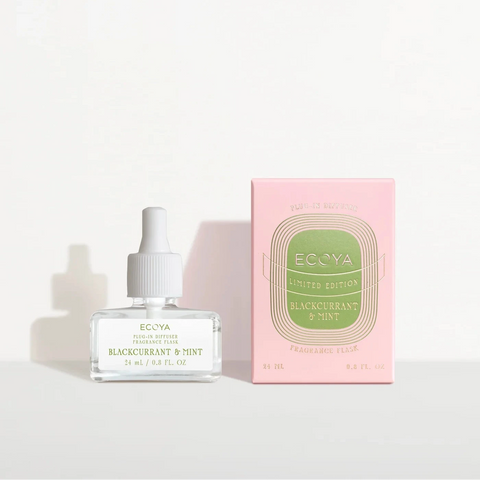 Ecoya Blackcurrant & Mint Plug in Diffuser Fragrance Flask