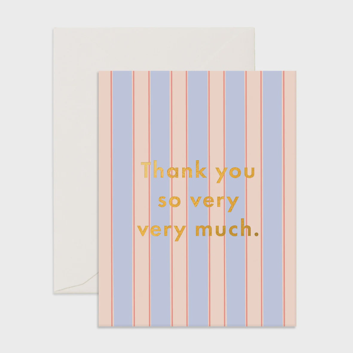 Thank You Striped Card