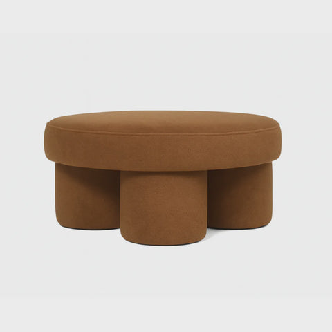Lume Ottoman - Walnut