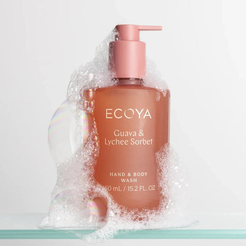 Ecoya Guava & Lychee Sorbet Hand & Body Wash 450ml