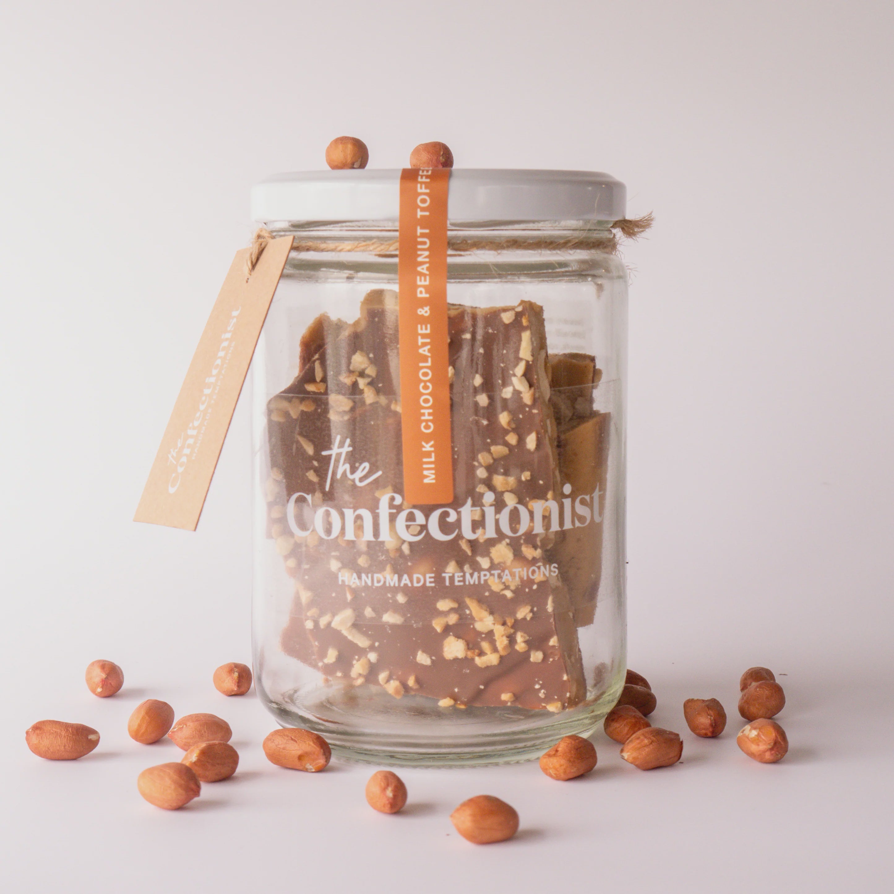 Milk Chocolate Peanut Toffee Jar 85g