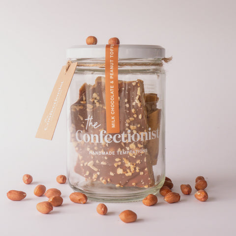 Milk Chocolate Peanut Toffee Jar 85g