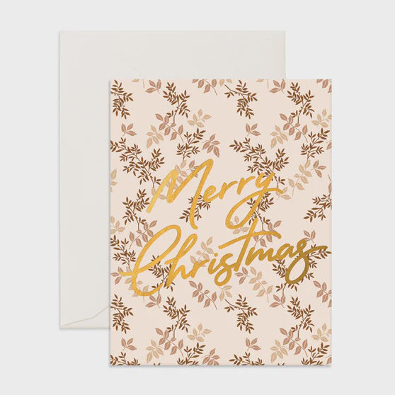 Christmas Redwood Vines Card