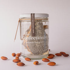 Dark Chocolate Almond Toffee Jar 200g