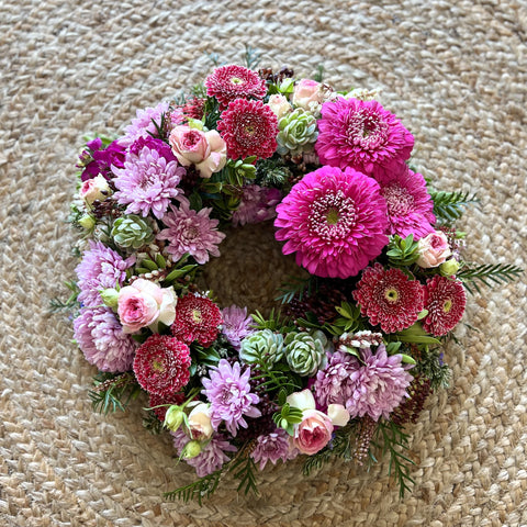 Fuchsia Wreath