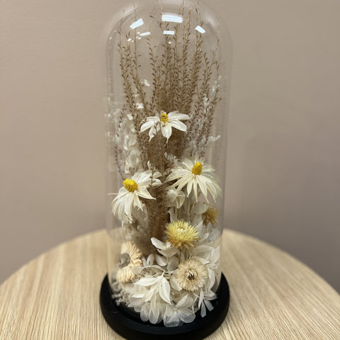 Creamy Neutral Floral Dome - Large