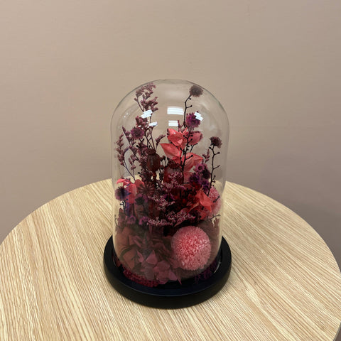Ruby Floral Dome - Medium