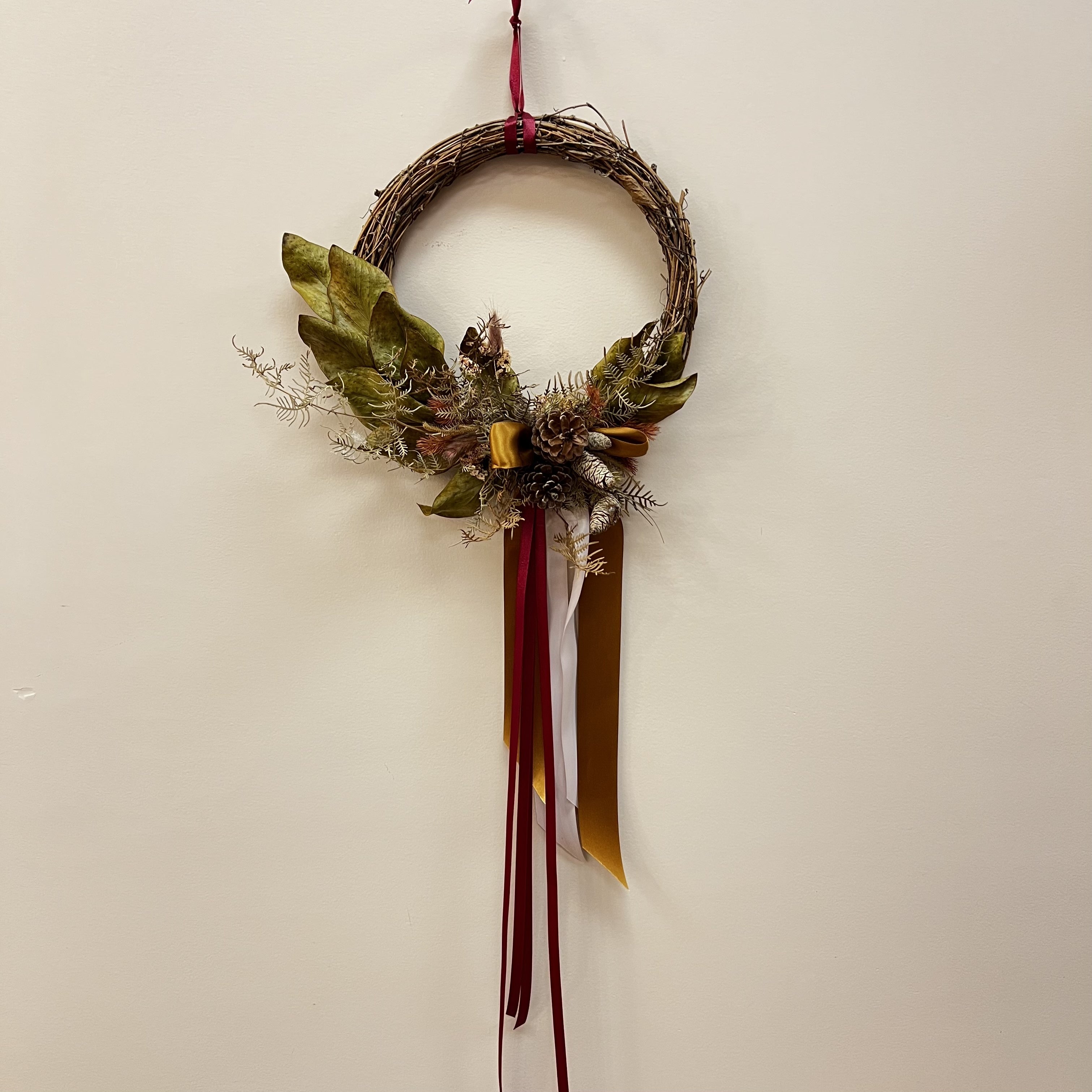 Natural Rustic Dried Wreath