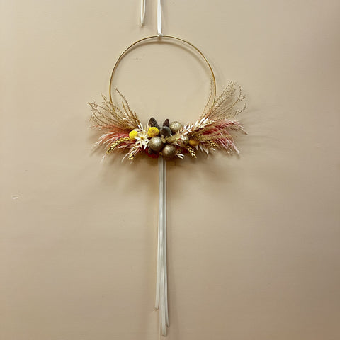 Golden Sorbet Wreath