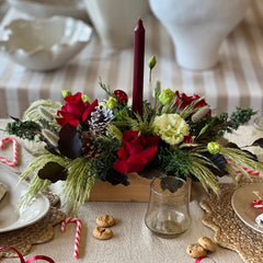 Red & White Festive Christmas Arrangement