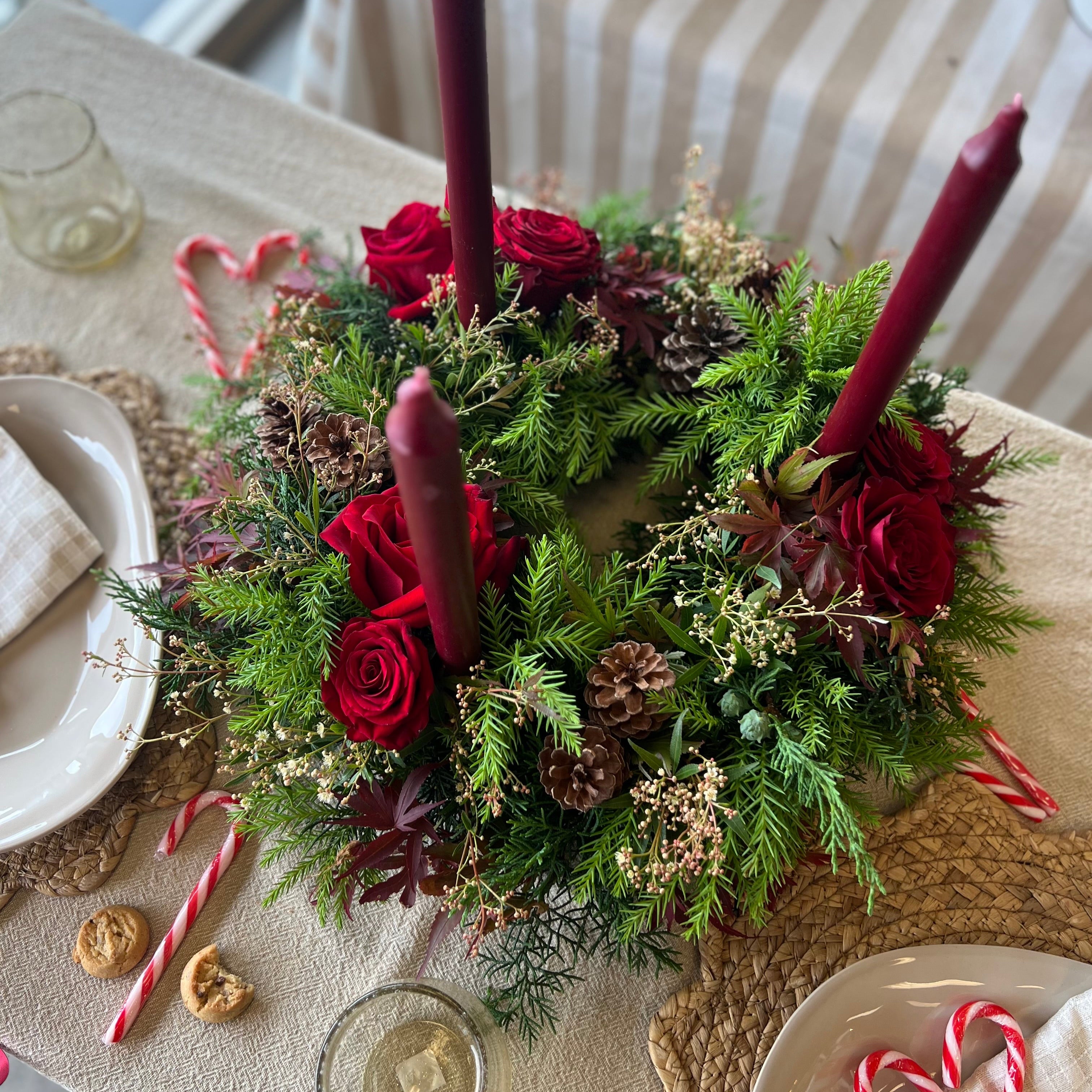 Christmas Festive Table Wreath