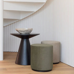 Ned Mee Swivel Ottoman - Olive