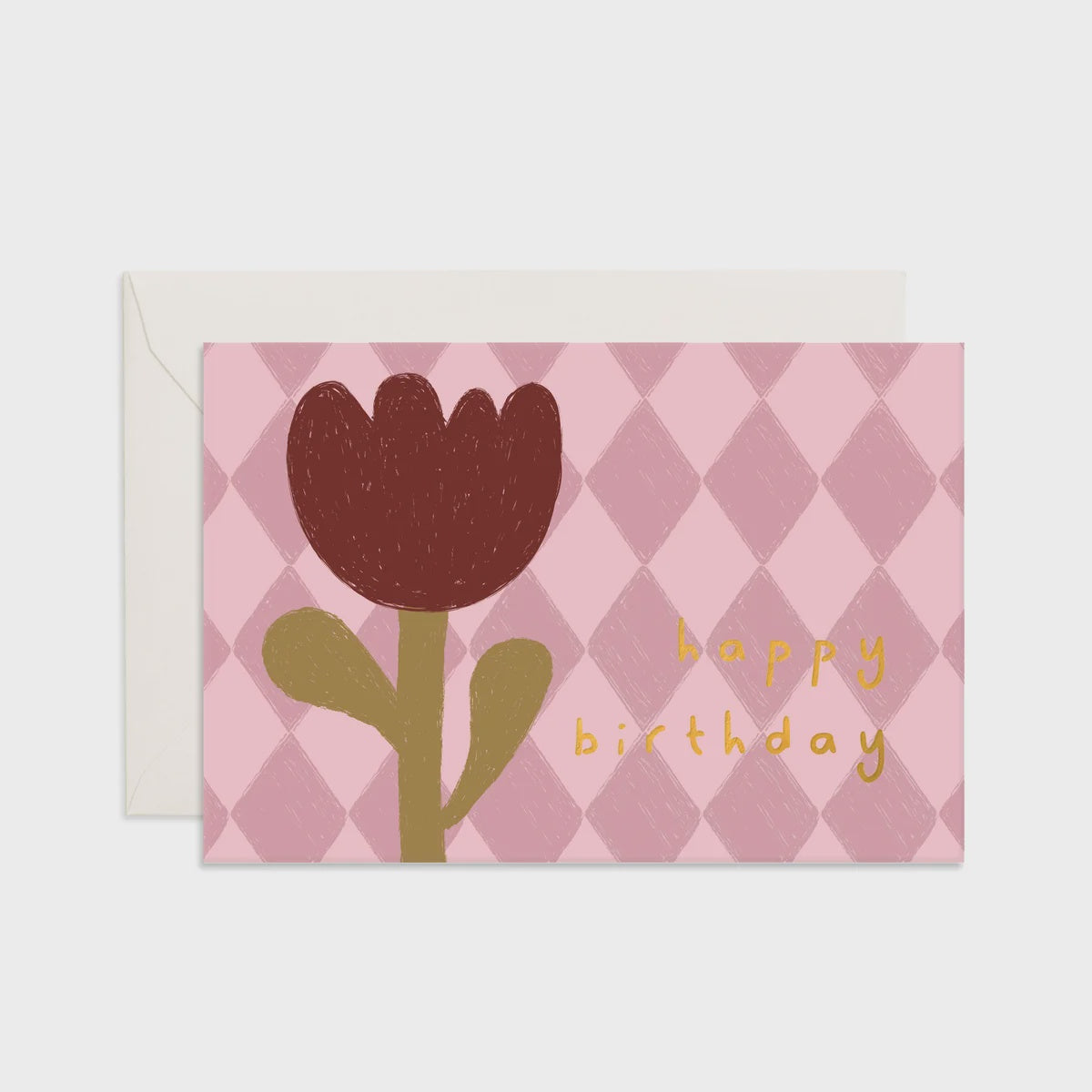 Mini Tulip Birthday Card