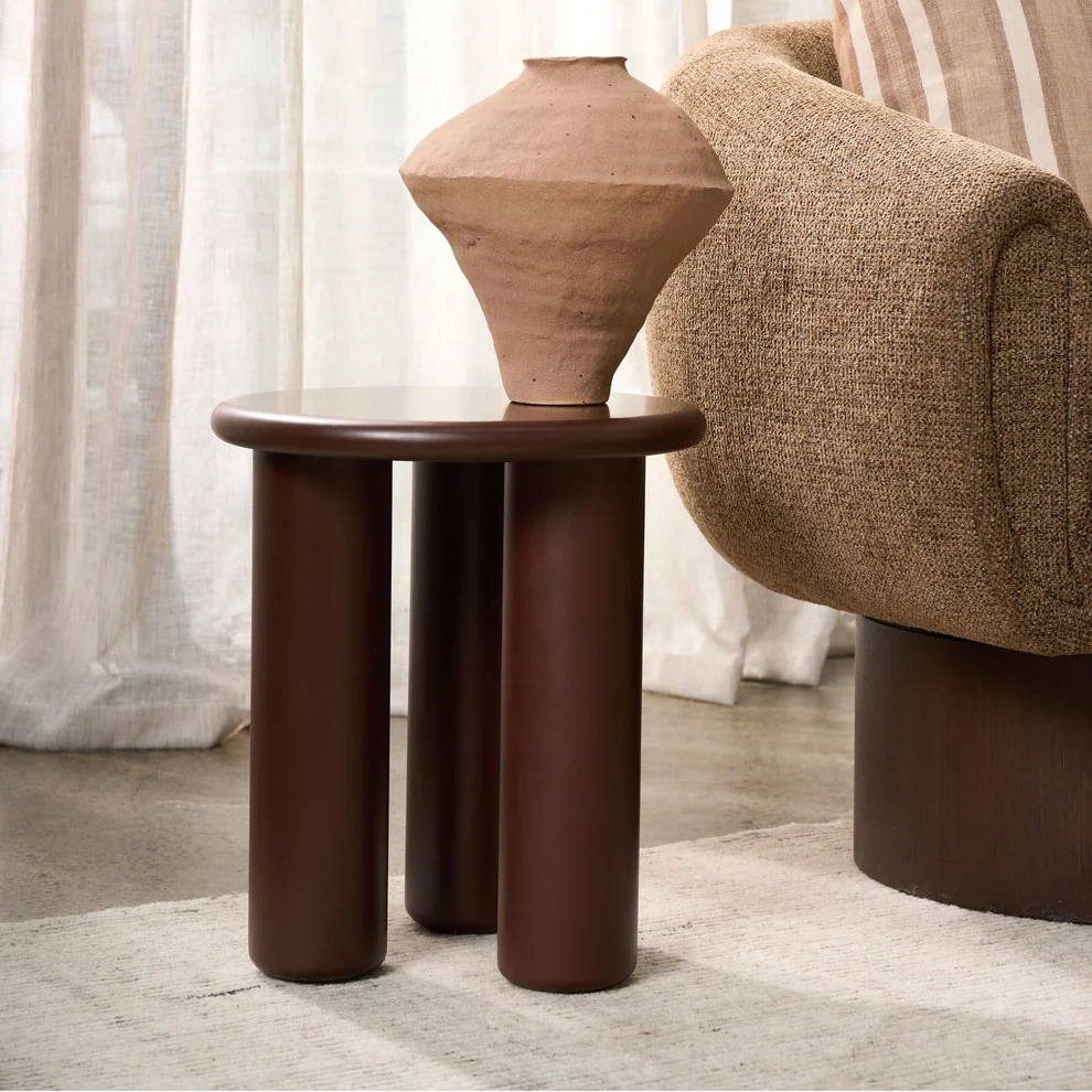 Ned Sol Side Table - Rouge
